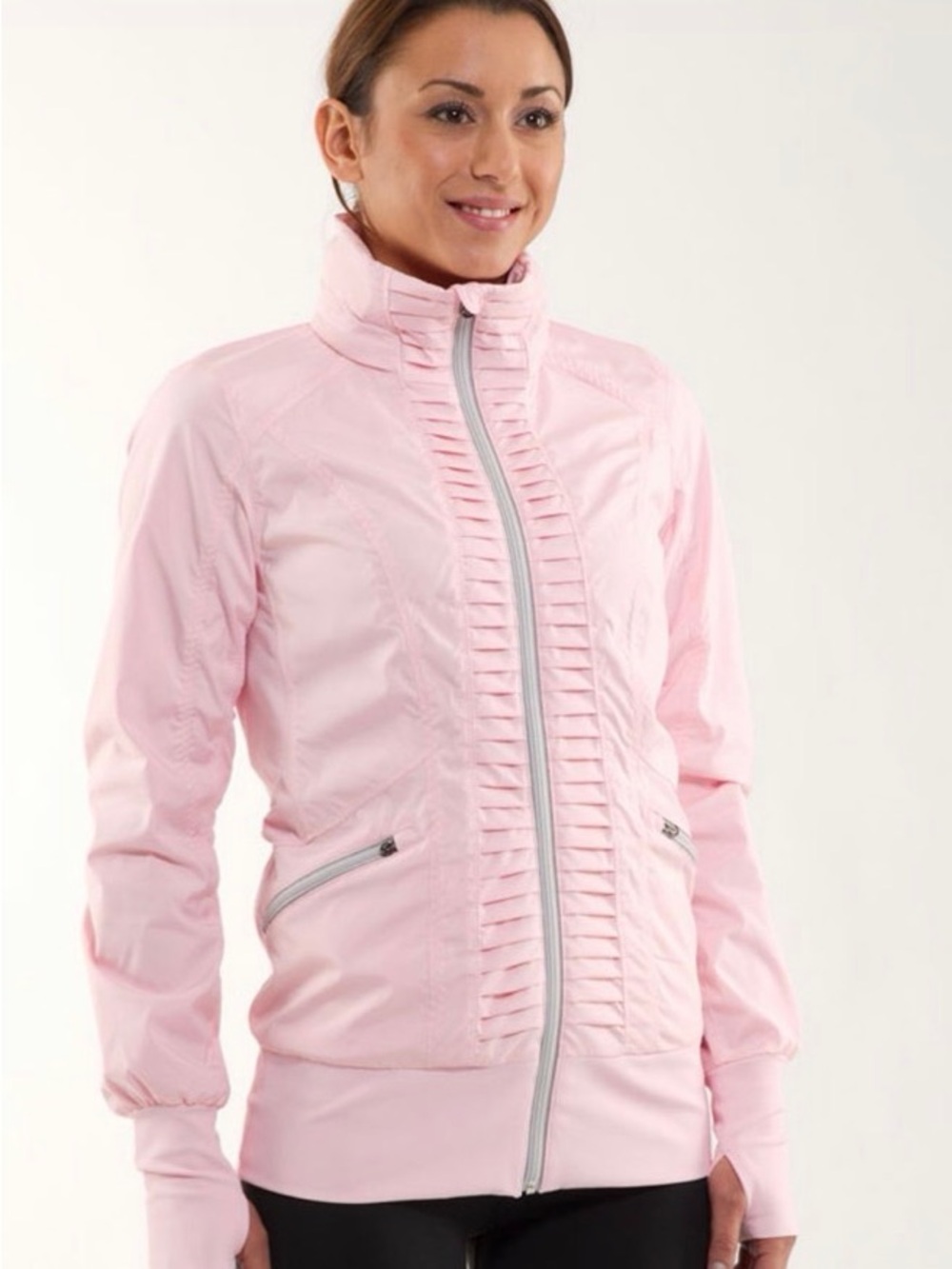 Lululemon “Back on Track” Jacket in Pig Pink